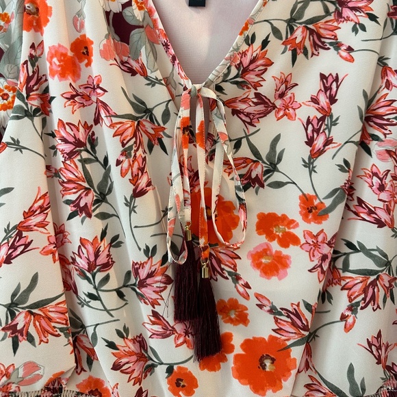 NWT Adrianna Papell size 10 multicolor floral maxi dress - Picture 3 of 11